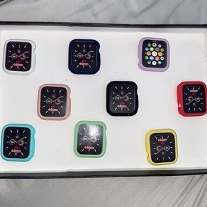 Apple Watch Protective Bumper Cases in NINE different solid colors !